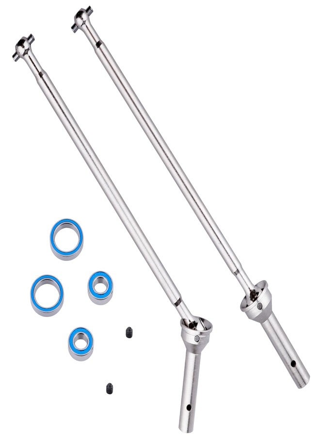 FriHobby 2PCS Rear CVD Driveshafts Steel Drive Shaft Wheel Axle & Dogbone Complete for Arrma 1/8 Kraton 6S Notorious Outcast 6S BLX - Image 1